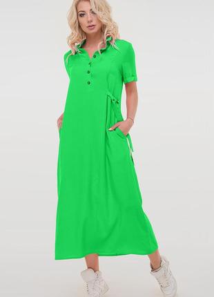 Легка літня шапельна сукня вільного крою