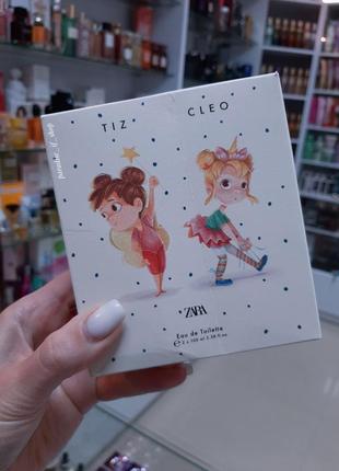 Zara tiz 100 ml + cleo 100 ml | туалетна вода для дівчаток!