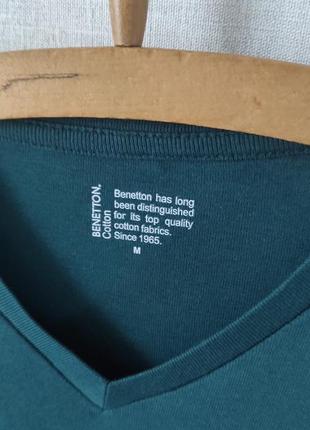 Хлопковая футболка benetton3 фото