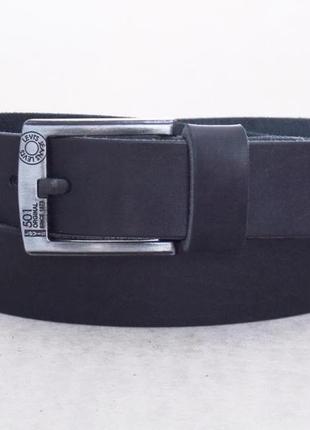 Чоловічий ремінь для джинсів levis натуральна шкіра