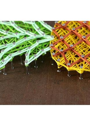 Набор стринг-арт "ананас" abc-009 деревянная основа 3