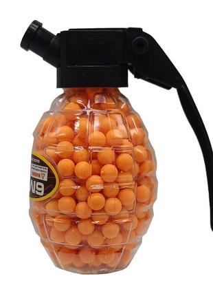 Пластикові кульки (кульки) для дитячої зброї qf-23(orange) 6 мм 500 шт від polinatoys