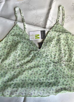 Новый зеленый топ primark