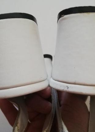 Женские кожаные туфли leather upper6 фото