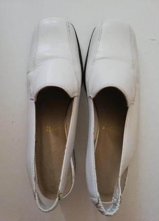 Женские кожаные туфли leather upper3 фото