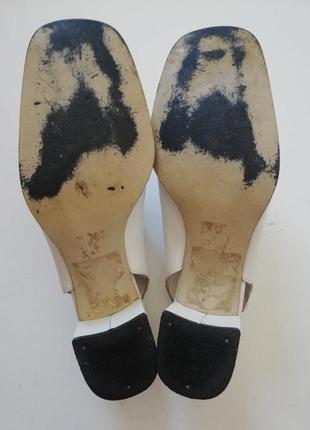 Женские кожаные туфли leather upper7 фото