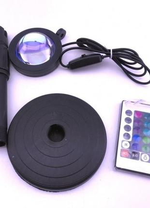 Проекционная лампа sunset lamp с эффектом заката rgb, атмосферная лампа