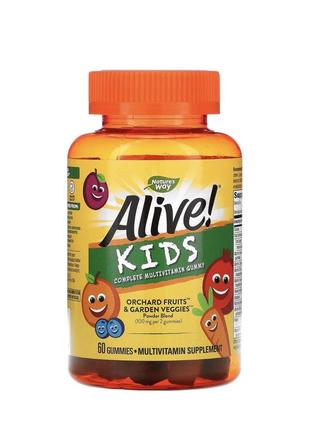 Детские мультивитамины alive kids, витамины
