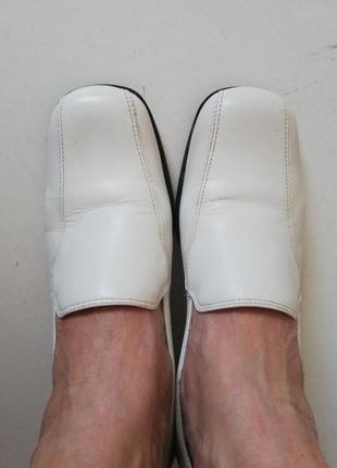 Женские кожаные туфли leather upper4 фото
