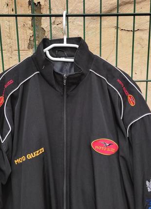 Винтажная итальянская гоночная куртка moto guzzi vintage racing jacket bmw3 фото