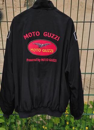 Винтажная итальянская гоночная куртка moto guzzi vintage racing jacket bmw2 фото