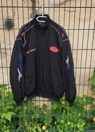 Винтажная итальянская гоночная куртка moto guzzi vintage racing jacket bmw1 фото