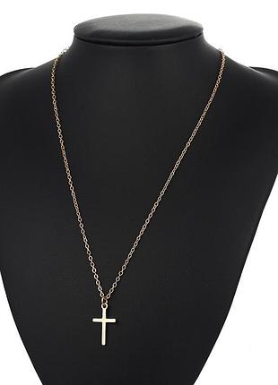 Подвеска крест цепочка крестик кулон