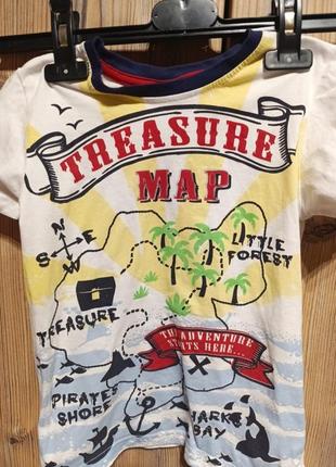 Футболка карта піратів
