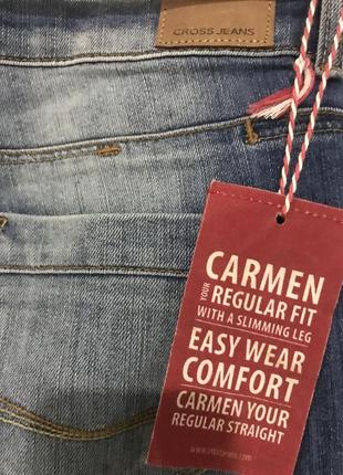 Джинси cross jeans dad wear co f-409-103 carmen regular fit👖 turkey 🇹🇷6 фото