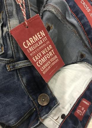 Джинси cross jeans dad wear co f-409-103 carmen regular fit👖 turkey 🇹🇷7 фото