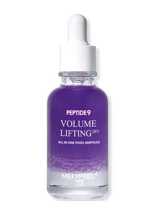 Антиоксидантна 9 видами пептидів medi-peel peptide 9 volume lifting all-in-one podo ampoule pro
