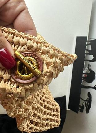 Сумка шоппер плетёная рафия летняя брендовая в стиле ysl соломенная tote