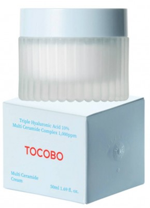 Поживний і відновлювальний крем із керамідами tocobo multi ceramide cream 50 ml