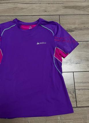 Жіноча спортивна бігова футболка odlo xs-s5 фото