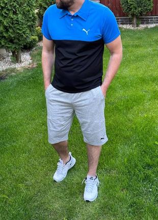 Комплект шорты+футболка пума/мужской комплект puma