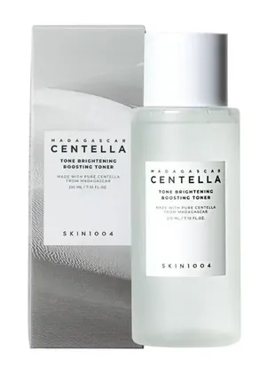 Осветляющий тонер skin1004 madagascar centella brightening boosting toner