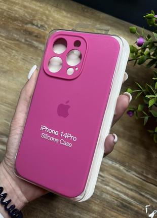 Чехол на iphone 14 pro об квадратных бортах на айфон silicone case full camera на apple1 фото