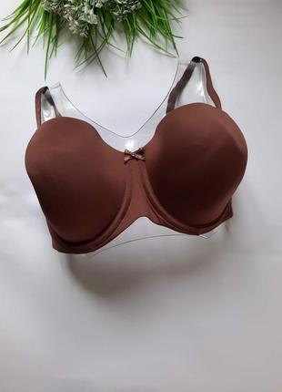 Eur 95с базовый бежевый бюстгальтер без бретелей
