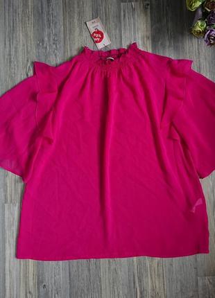 Красивая  блуза большой размер батал 50 /52 блузка гольф