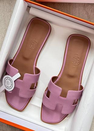 Шльопки шлепанцы в стиле hermes oran