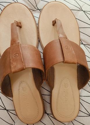 Шльопанці   timberland.   шкіра