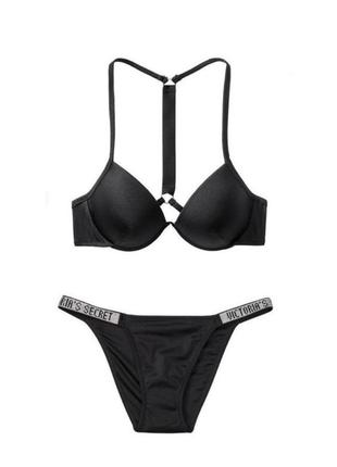 Купальник зі стразами камінням пуш-ап victoria's secret вікторія сікрет8 фото