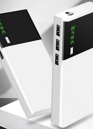 Повербанк led lighting power bank x9 20000 mah зовнішній акумулятор портативна зарядка