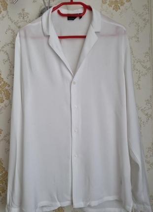 Рубашка из вискозы удлиненная asos