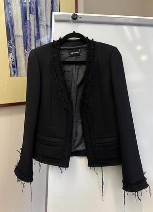 Черный пиджак блейзер zadig&voltaire