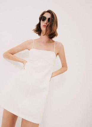 Сарафан, коротка сукня zara, сарафан під футболку zara