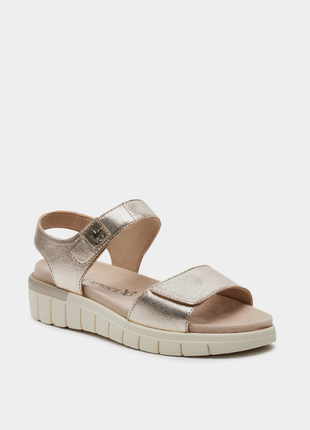 Кожаные женские сандалии caprice/ оригинальные женские сандалии каприз