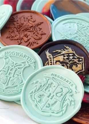 Штамп-корі потер друк hogwarts відбиток сургунковий печатка хоґвортс червоний віск...