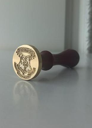 Штамп-корі потер друк hogwarts відбиток сургунковий печатка хоґвортс червоний віск...