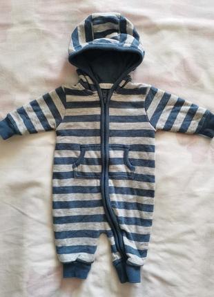Бодик утепленный next на мальчика 0-3 мес. в очень хорошем состоянии
