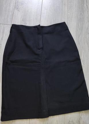 Юбка классическая черная
