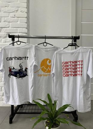⭐️ футболка carhartt білий car punk
 #carhartt