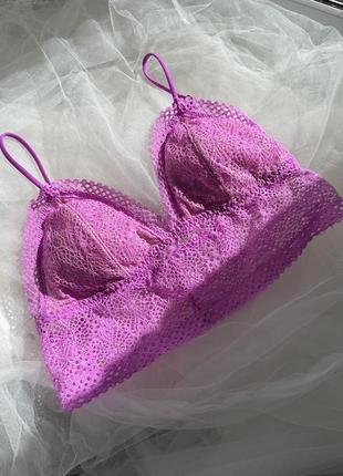 Топ кружевной victorias secret, топ с чашками, бра victorias secret, бралет