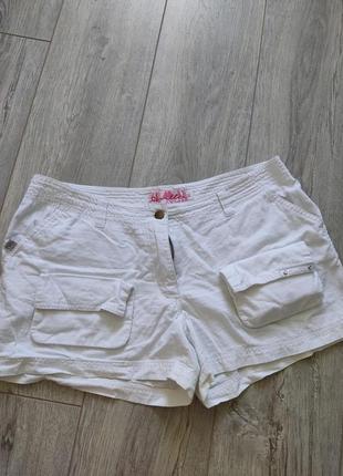 Шорти котонові білі