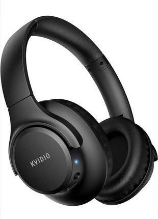 Bluetooth наушники kvidio wh201a, беспроводные для телефона, пк, ноутбука черные