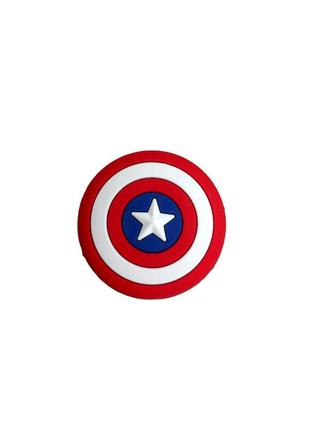 Jibbitz джибітс щит капітан америка captain america