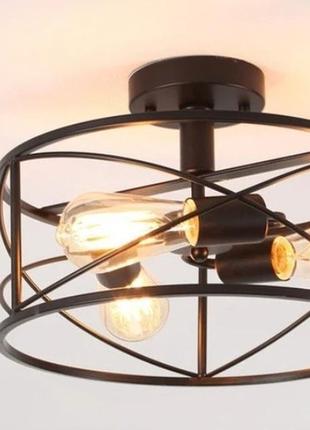 Люстри металеві в стилі лофт, лофт в інтер'єрі, лофт в інтер'єрі