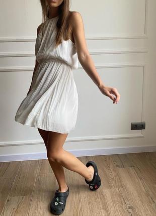 Белое воздушное летнее платье abercrombie &amp; fitch оригинал платье xs/s