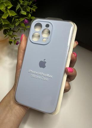 Чехол на iphone 14 pro max о макс квадратных борта на айфон silicone case full camera на apple