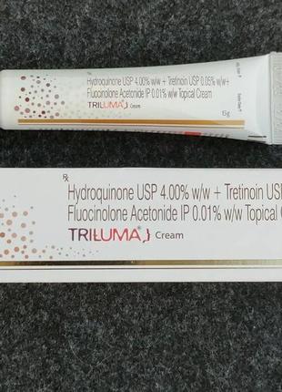 Потужний відбілювальний крем triluma від пігментації 15г